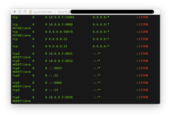 hadoop-netstat